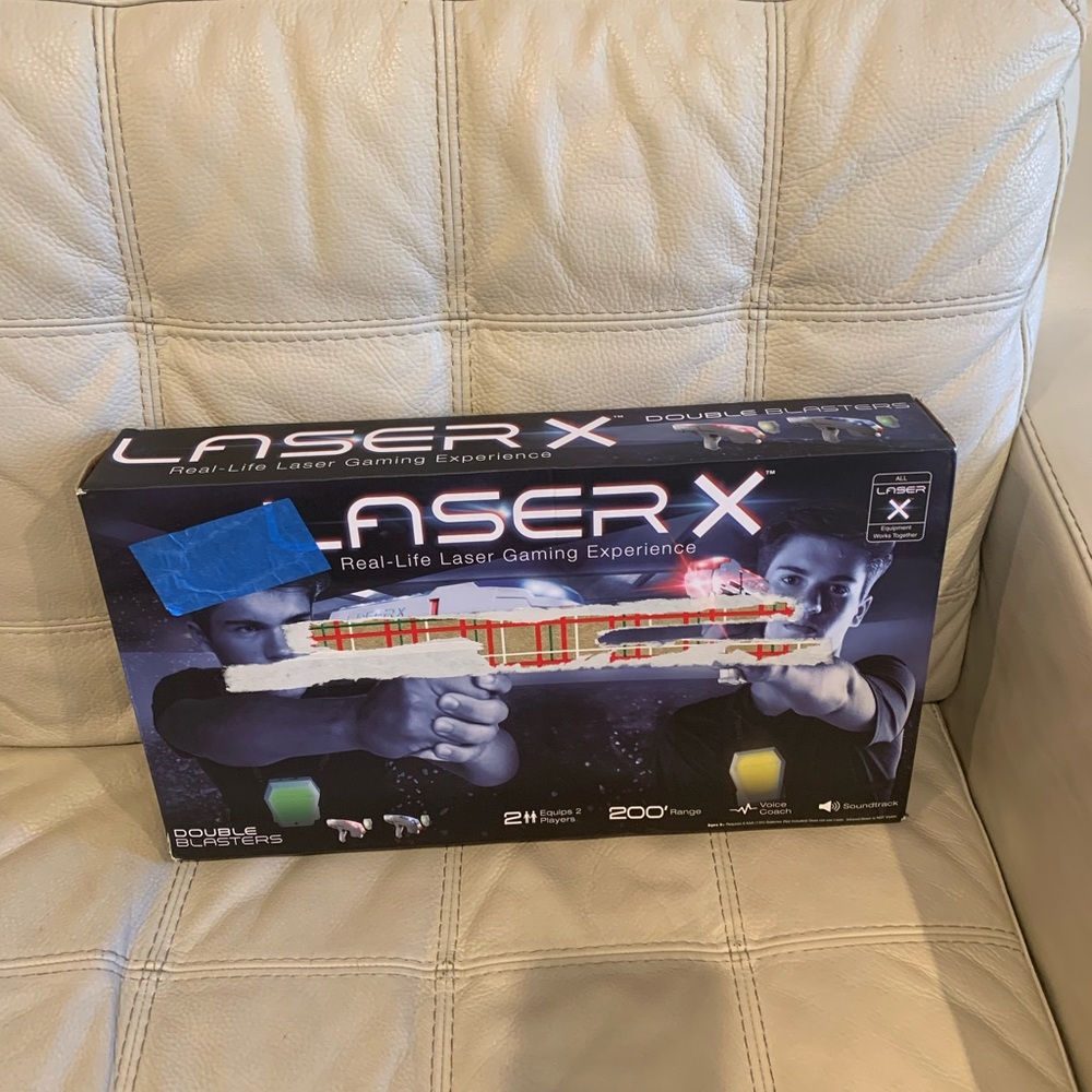 Laser X Real-life Gaming Experience 2 Players Laser Tag Double  Blaster 200 Feet